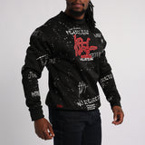 SPLATTER BLACK SWEATER (SPLATTER PRINT)