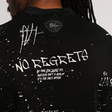 SPLATTER BLACK SWEATER (SPLATTER PRINT)