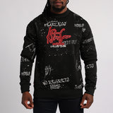 SPLATTER BLACK SWEATER (SPLATTER PRINT)