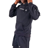 MENS BLACK HOODED SWEATER