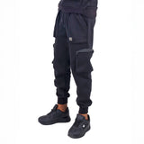 BLOCKCHAIN BLACK CARGO JOGGER