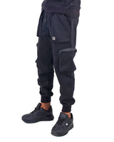 BLOCKCHAIN BLACK CARGO JOGGER
