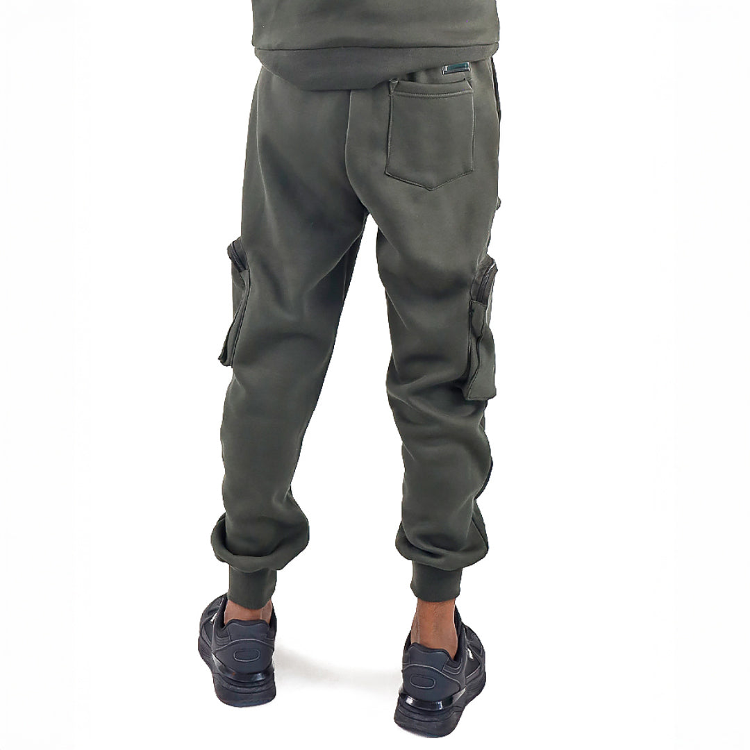 BLOCKCHAIN OLIVE CARGO JOGGER