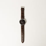 Pu Watch With Black Dial.