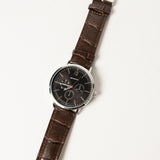 Pu Watch With Black Dial.