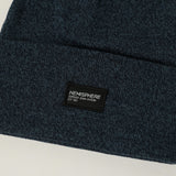 NAVY BLUE TURN UP BEANIE