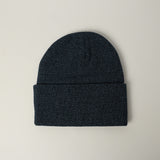 NAVY BLUE TURN UP BEANIE
