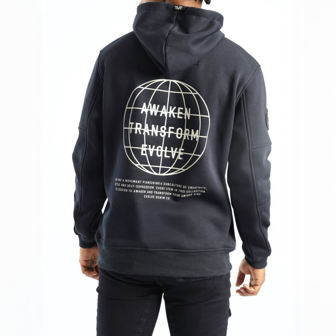 Mens Evolve Fleece Hooded Sweater