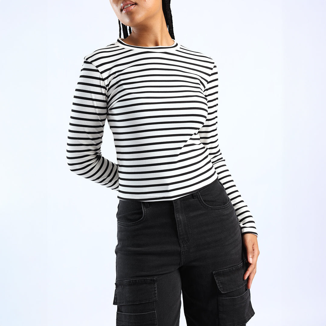 Stripe Crew Tee