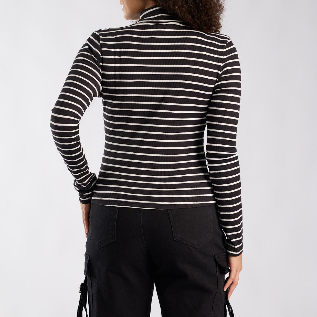 Stripe Long Sleeve Top
