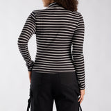 Stripe Long Sleeve Top