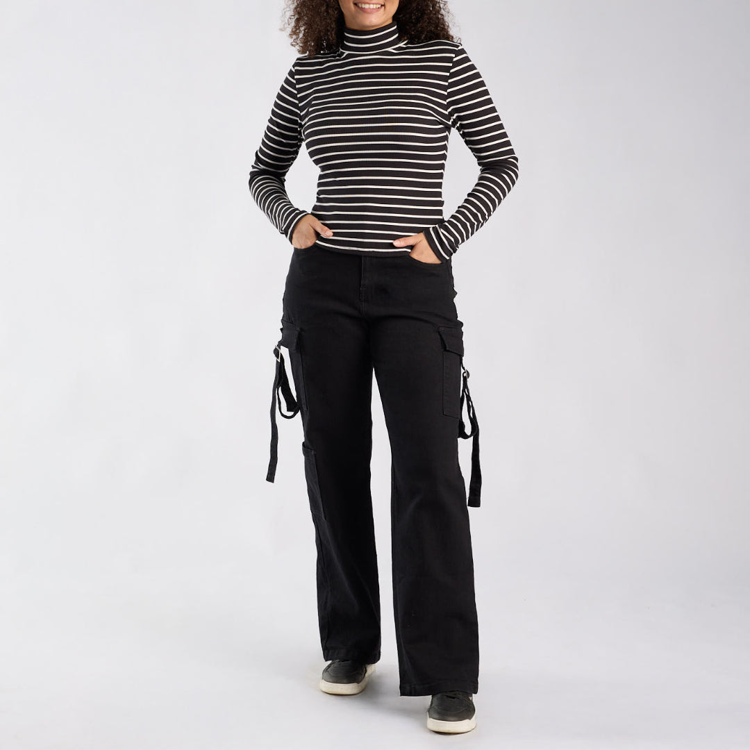 Stripe Long Sleeve Top