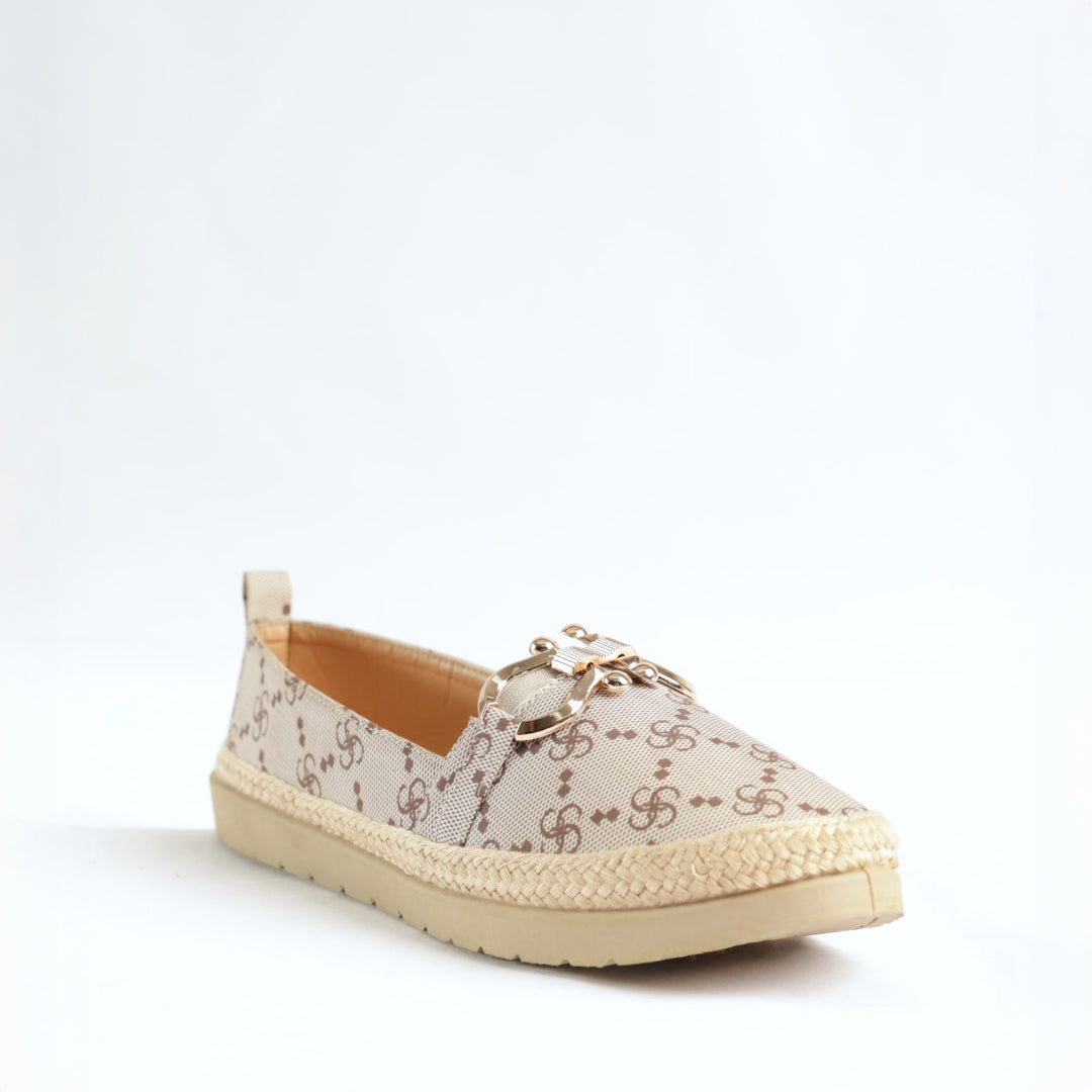 Canvas Espadrille Loafer Shoe.