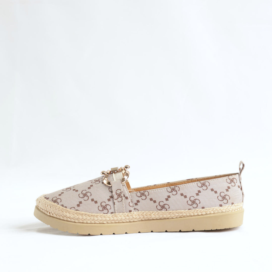 Canvas Espadrille Loafer Shoe.
