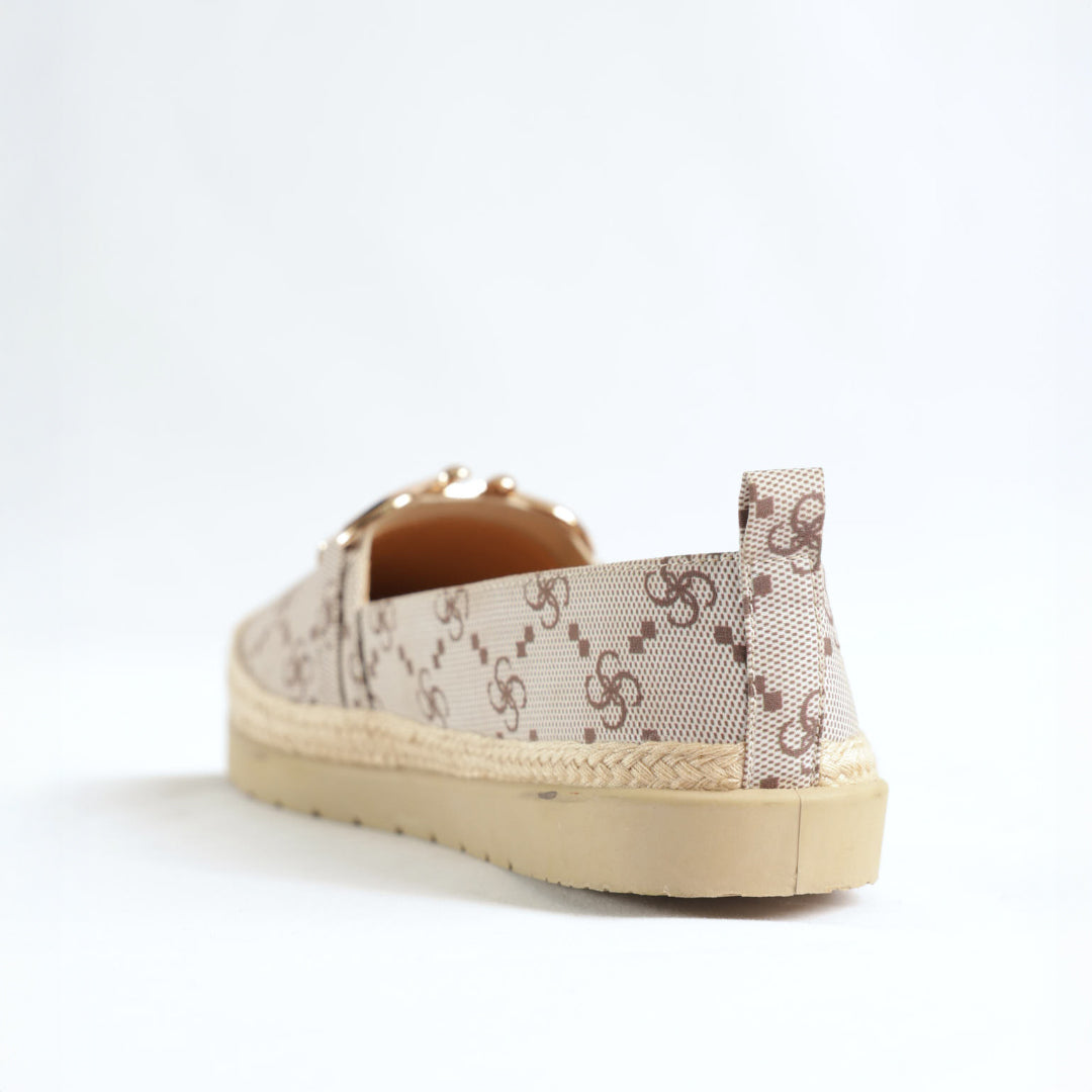 Canvas Espadrille Loafer Shoe.