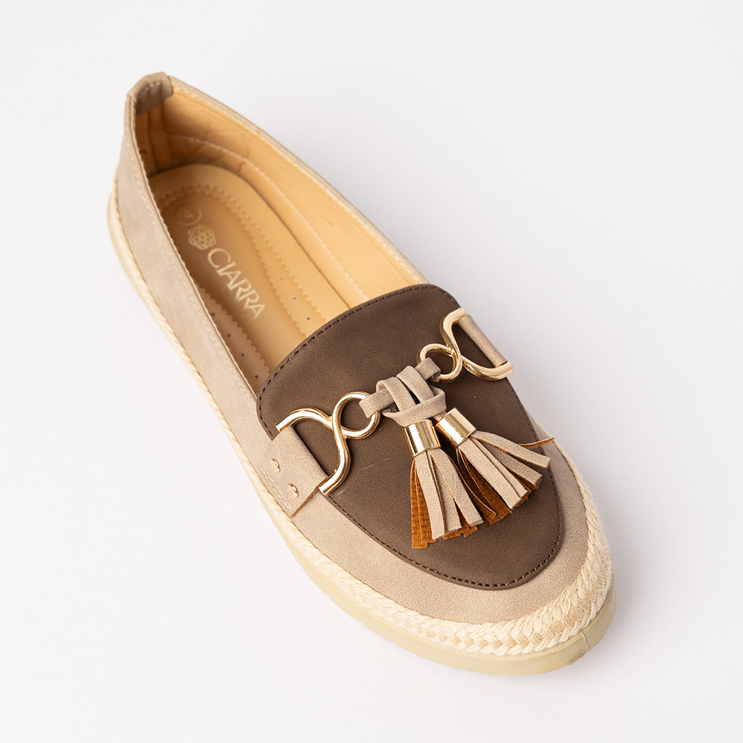 Canvas Espadrille Loafer Shoe.