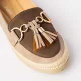 Canvas Espadrille Loafer Shoe.