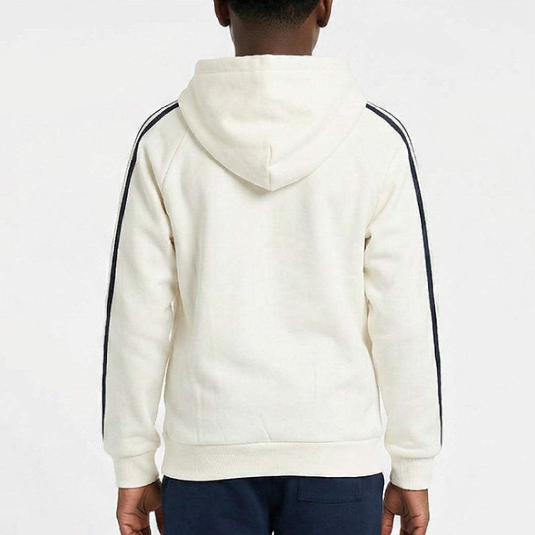 White Basket Hoody