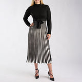 LDS TURTLE NECK DRESS