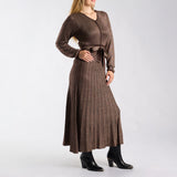 LDS PLEATED DRESS