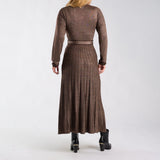 LDS PLEATED DRESS