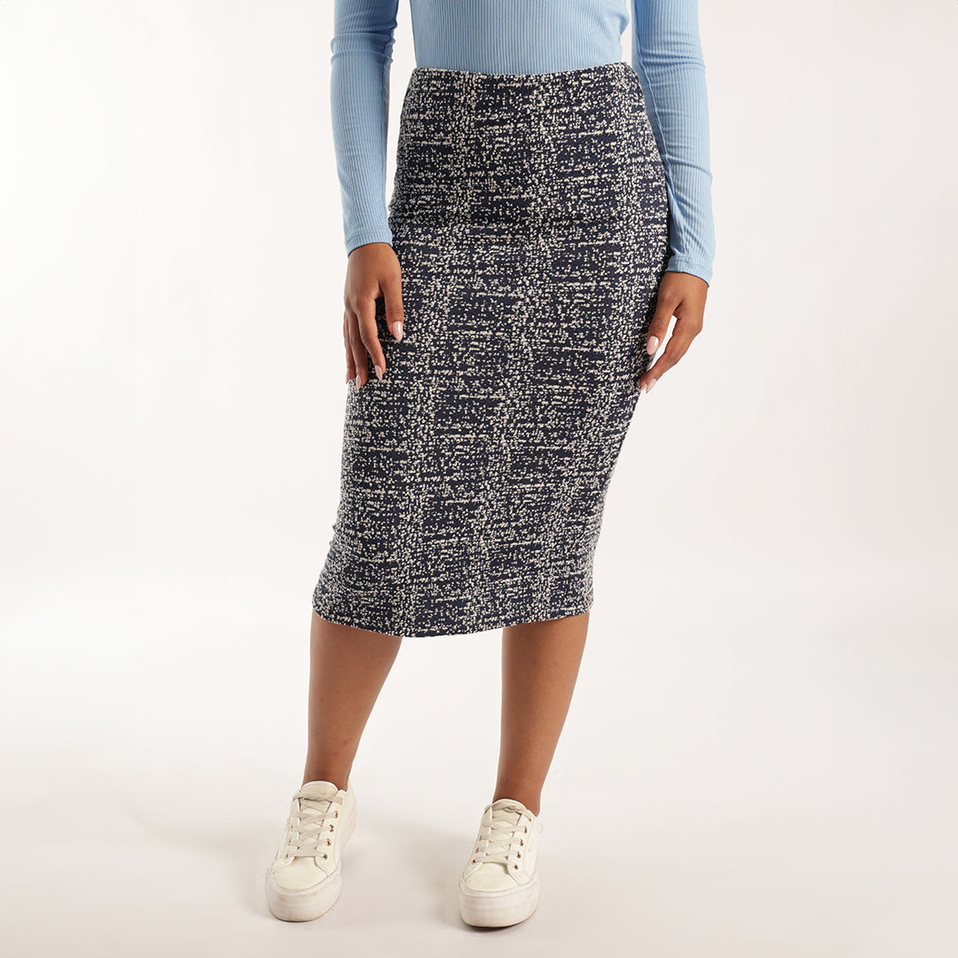 NAVY/WHITE SKIRT