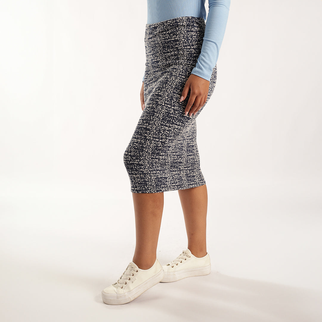 NAVY/WHITE SKIRT