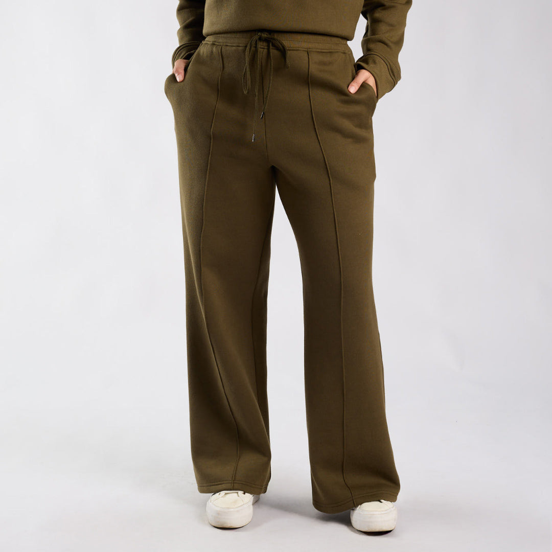 Olive Wide Leg Pants