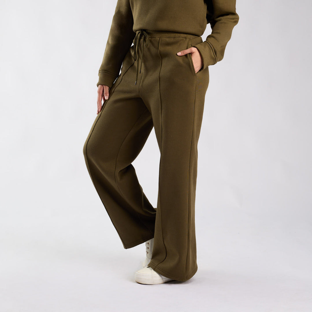 Olive Wide Leg Pants