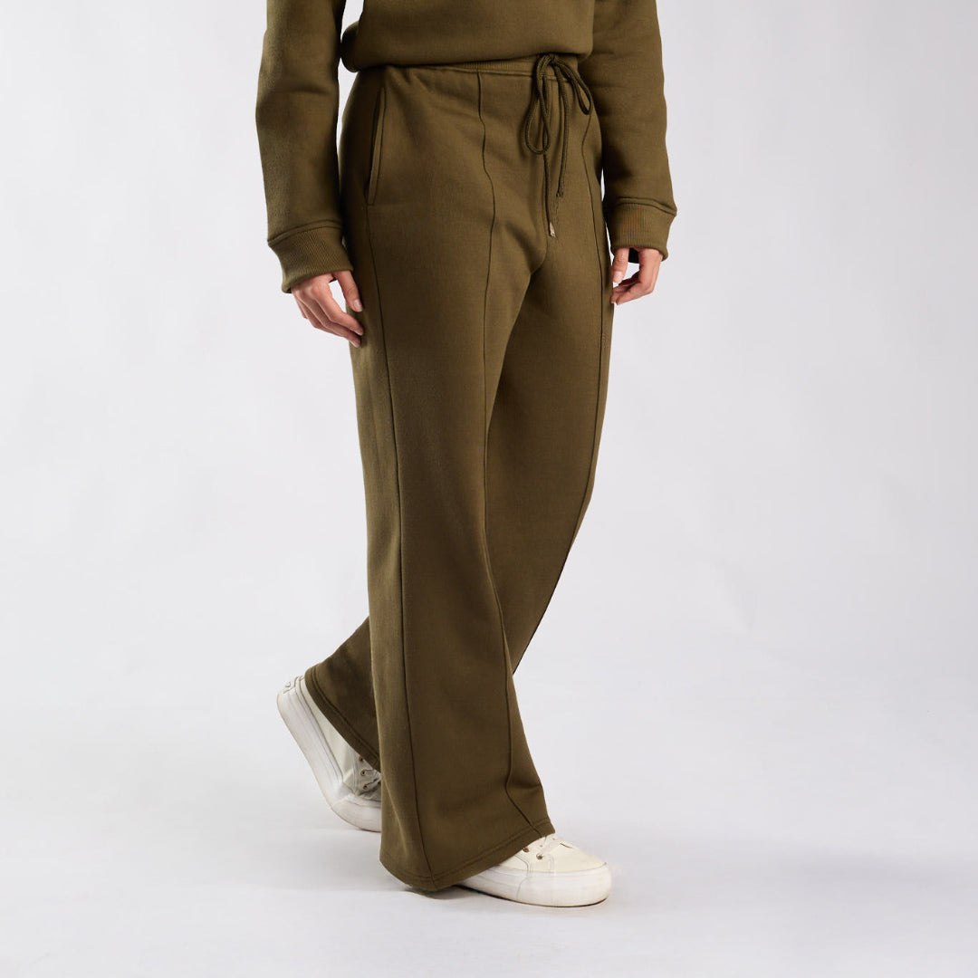 Olive Wide Leg Pants