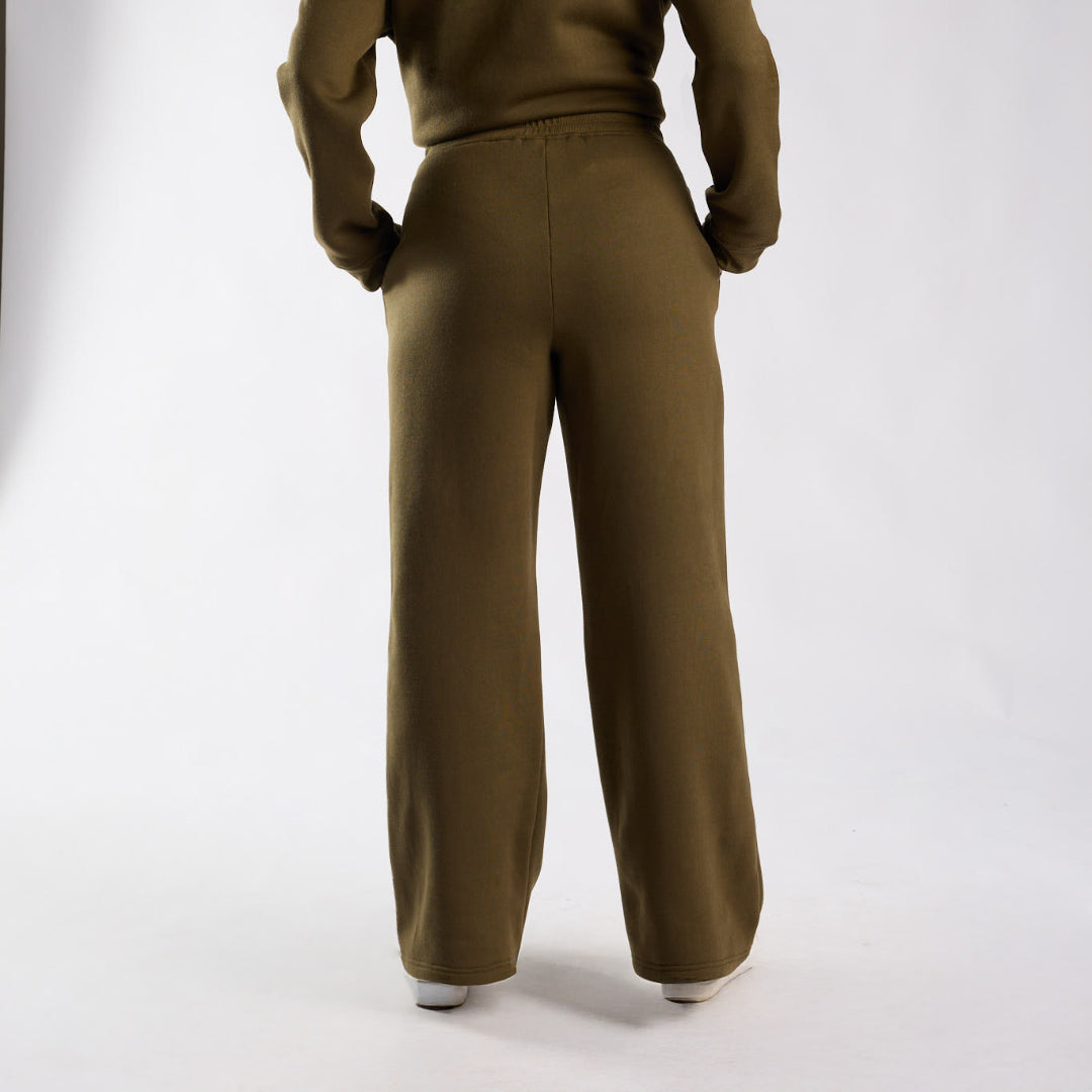 Olive Wide Leg Pants