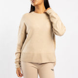 KHAKI LONG SLEEVE ROUND NECK JERSEY