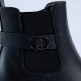 Ankle Boot.Gusset And O Ring Detail.