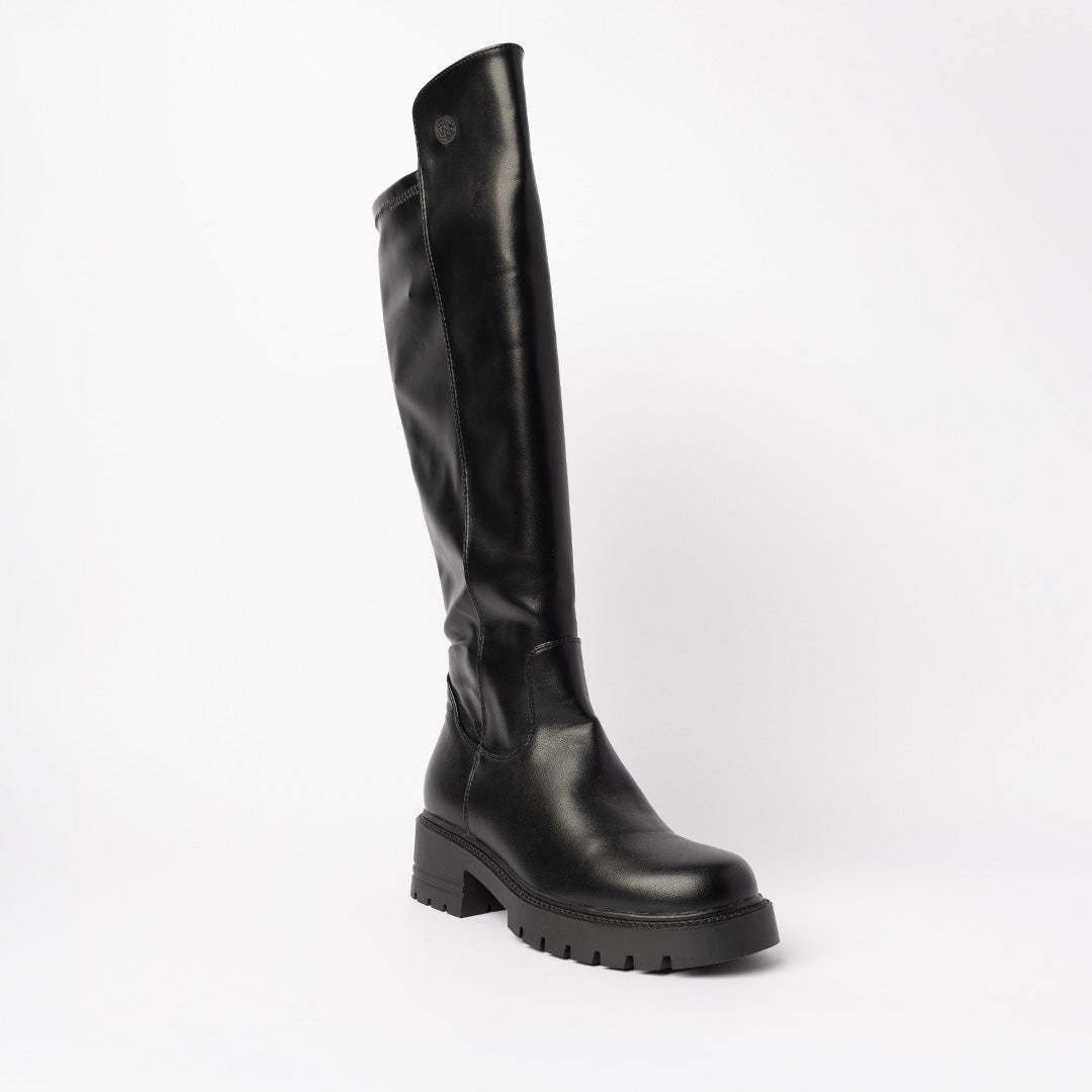 Velvet Ankle Boot.Silver Trim Details