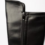Velvet Ankle Boot.Silver Trim Details