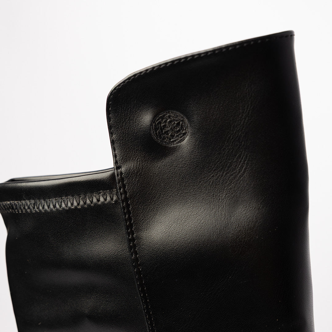 Velvet Ankle Boot.Silver Trim Details