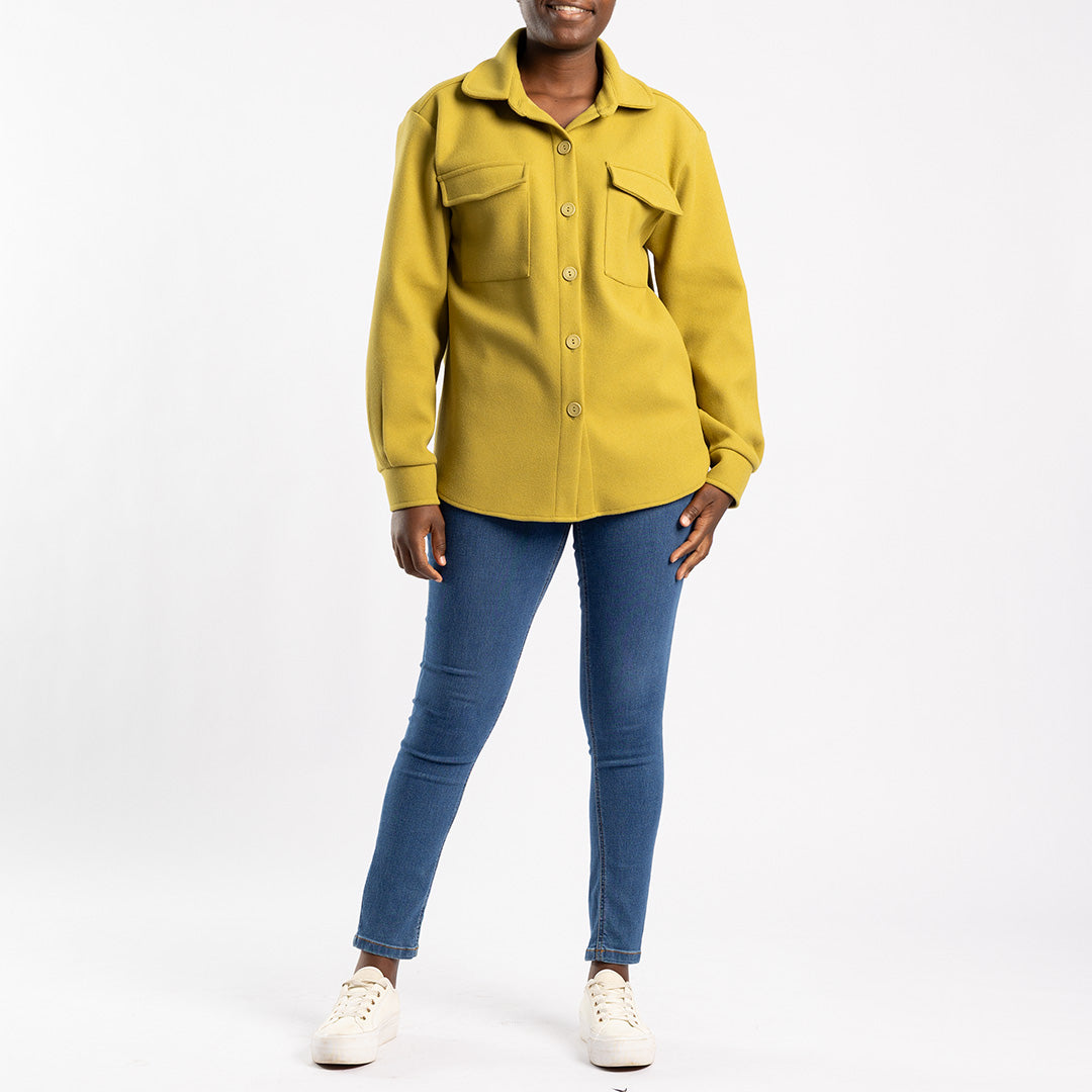 LADIES ALORA AVO LONG SLEEVE SHACKET