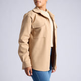 LADIES ALORA STONE LONG SLEEVE SHACKET