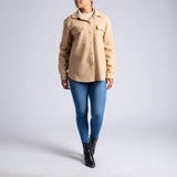 LADIES ALORA STONE LONG SLEEVE SHACKET