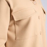 LADIES ALORA STONE LONG SLEEVE SHACKET