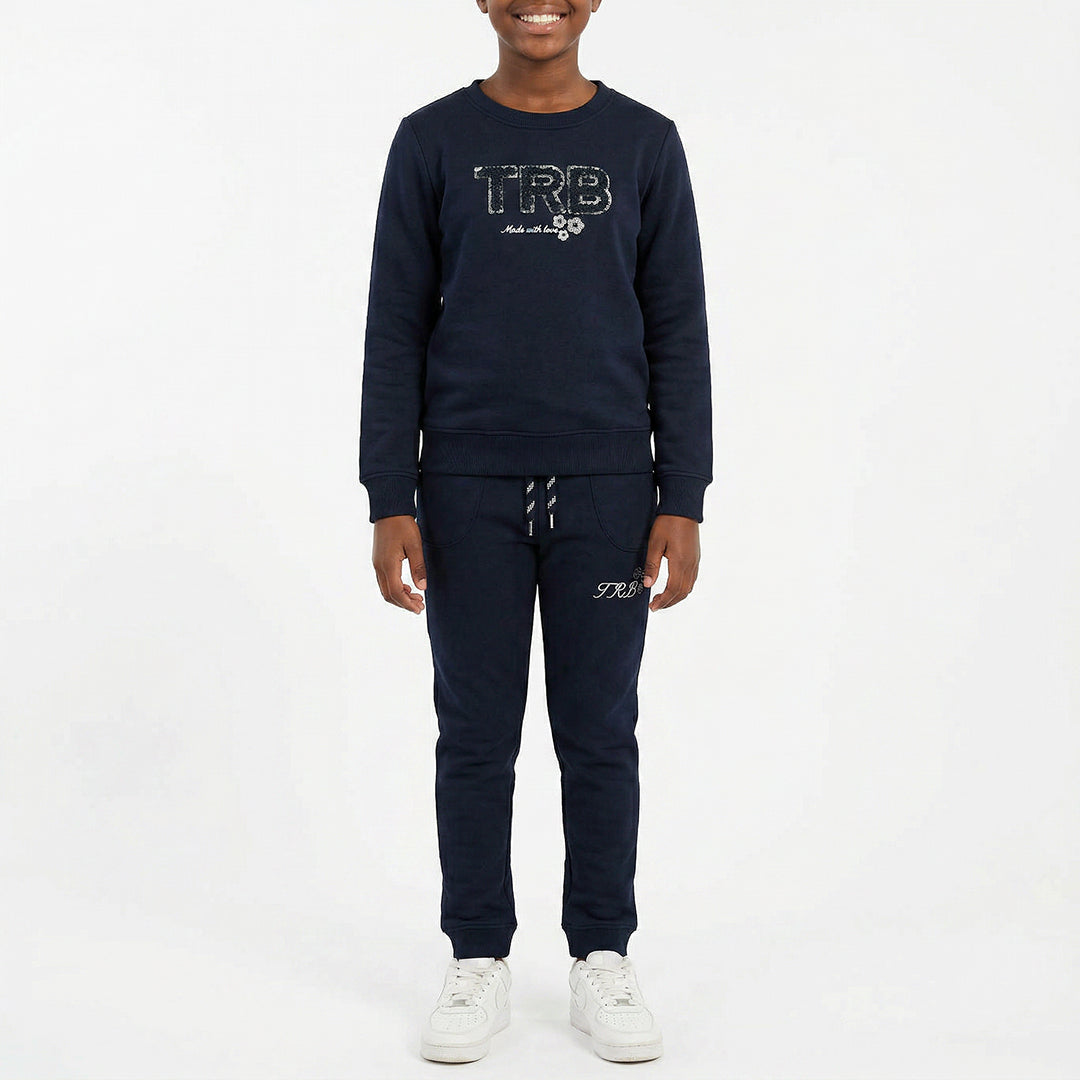 TRB GIRLS NAVY SWEAT TOP