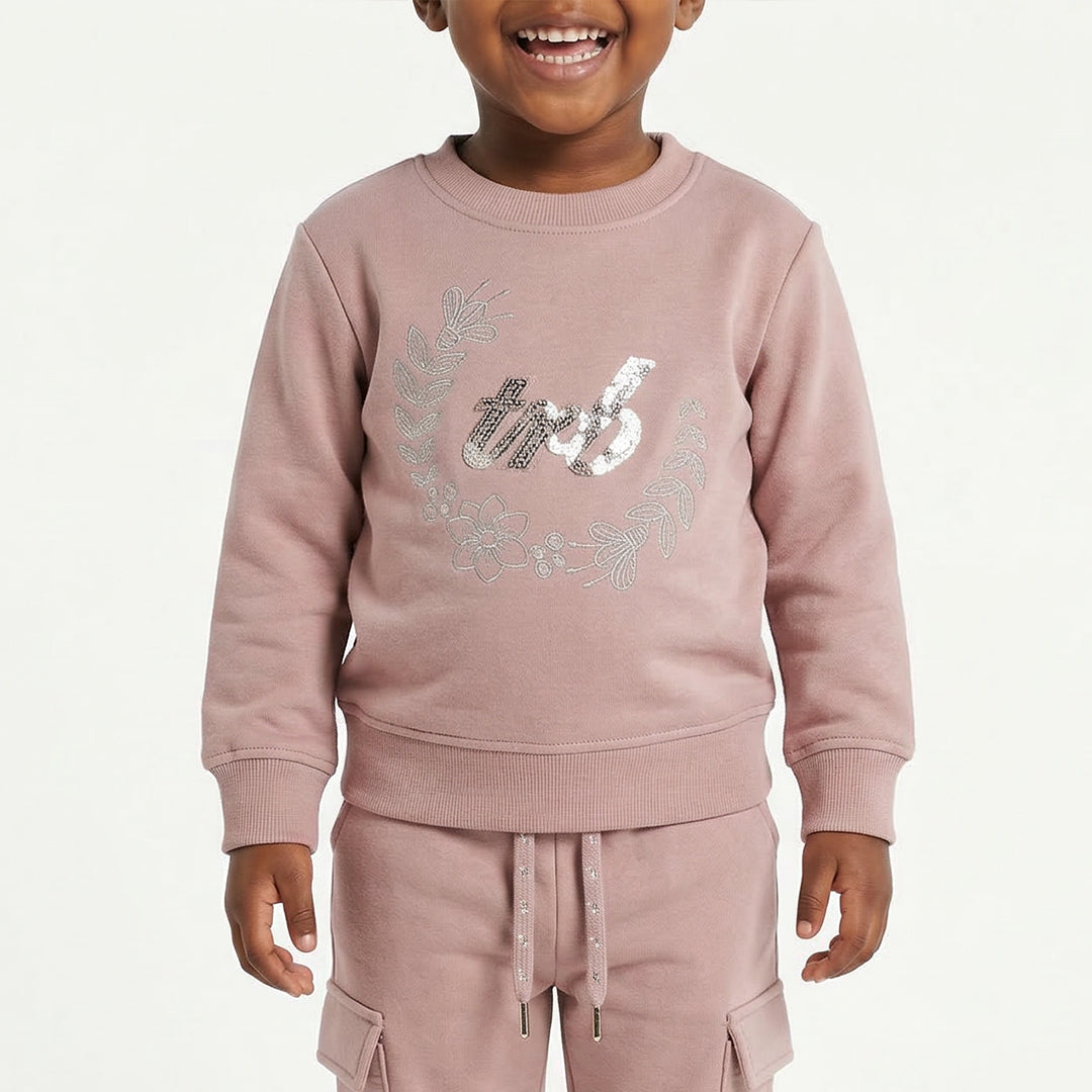 TRB GIRLS PINK SWEATER