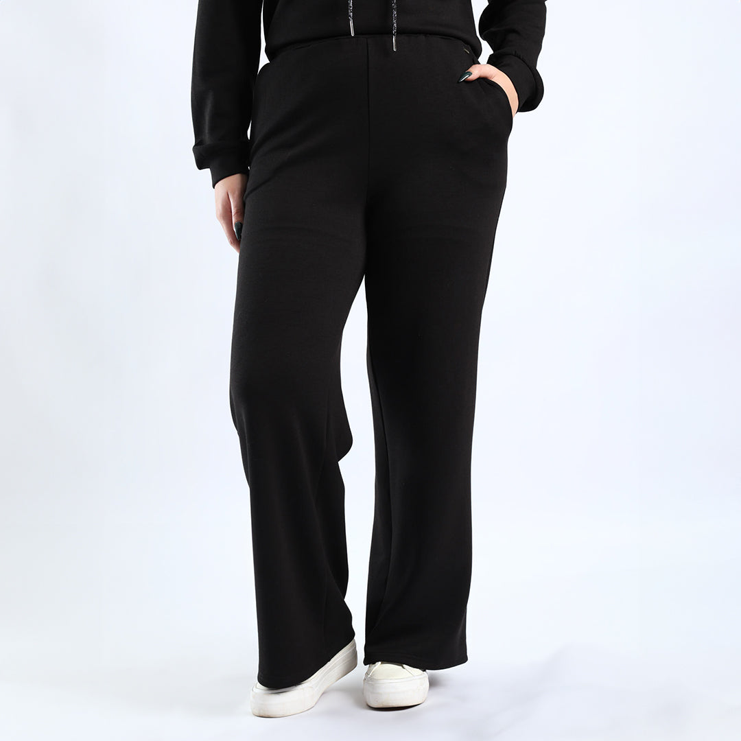 LDS BLK WIDE LEG