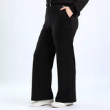 LDS BLK WIDE LEG