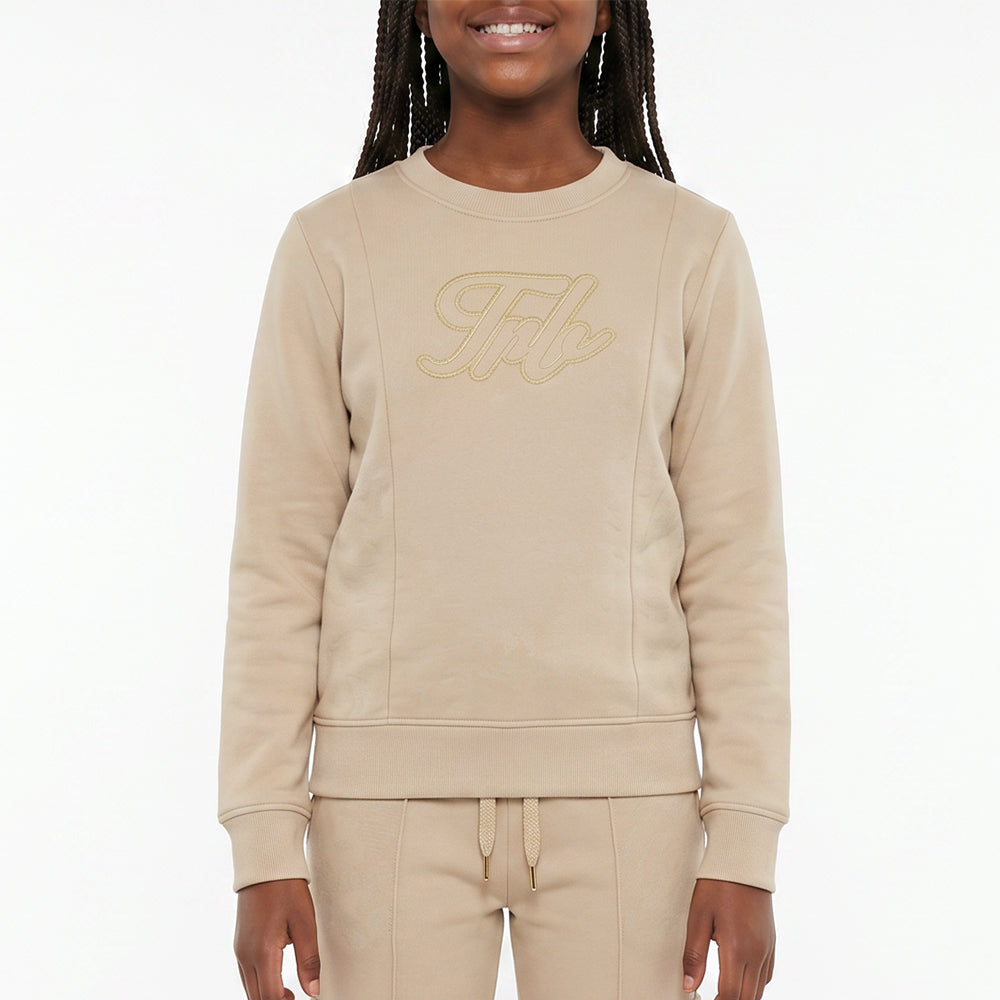TRB GIRLS MOCCA SWEAT TOP
