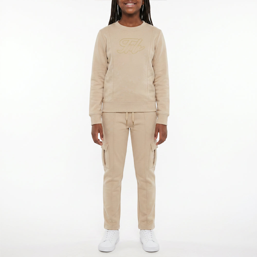 TRB GIRLS MOCCA SWEAT TOP