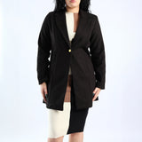 LDS BLK MELTON JKT