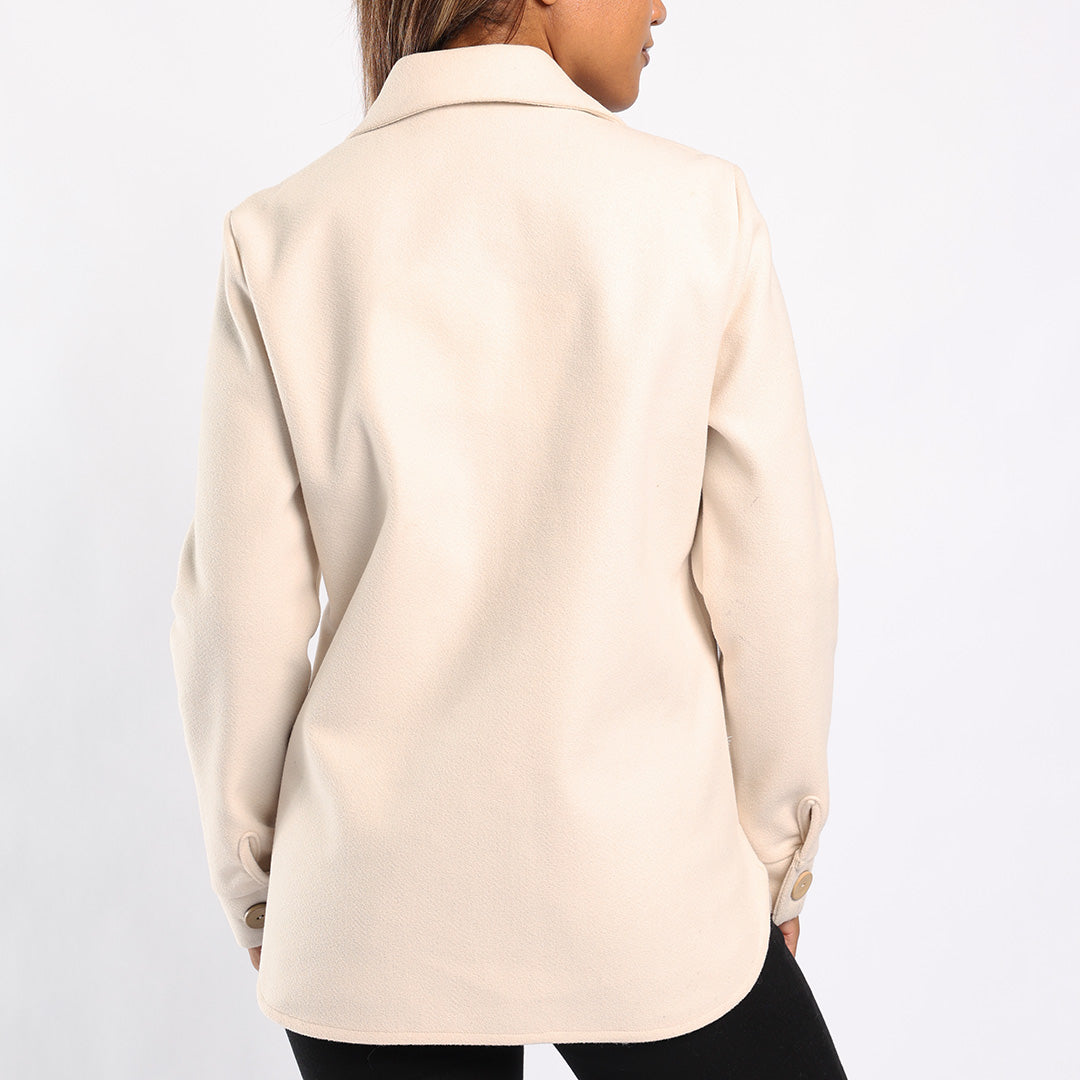 ALORA LADIES CREAM SHACKET