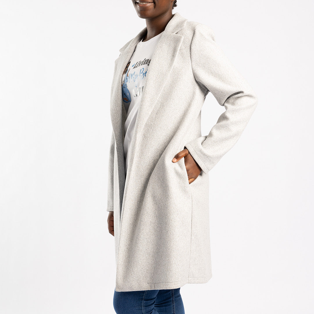ALORA LADIES GREY COAT