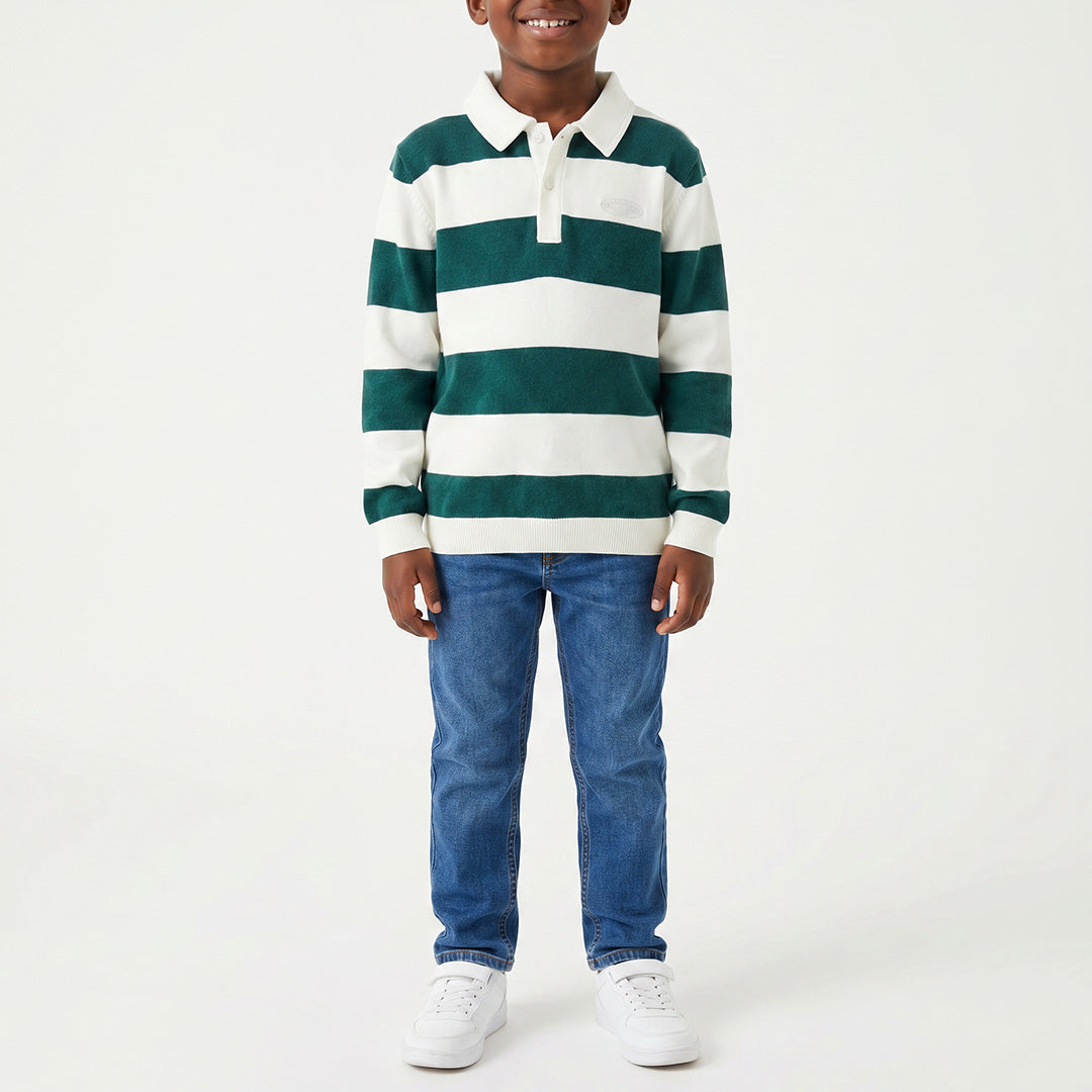 Printed Stripe Golfer